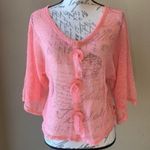 Simply Noelle NWT Noelle ‘Key Largo’ mesh overlay top one size Photo 0