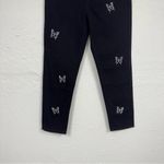PacSun  Black Silver Butterfly Studded Ultra High Rise Slim Jeans Womens 27 Mom Photo 2