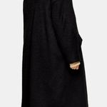 Topshop nwt black slouch longline coat 12 Photo 4