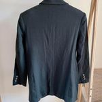 Vintage Longline Wool Collared Blazer Coat in Forest Green Size 10 Photo 3