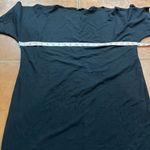 Eileen Fisher  Shift T Shirt Dress Oversized Stretch Short Sleeve Black L Photo 4