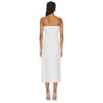 MARIANNA SENCHINA Diana Dress in White Medium New Womens Tweed Midi Photo 1