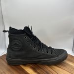 Converse Chuck Taylor All Star Waterproof Hi Shoes Triple Black Women's 9.5 Photo 4