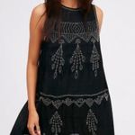 Free People Delilah Beaded Mini Dress Black Photo 1