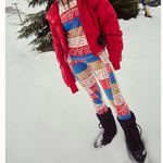 Free People NWT  Dawn To Dusk Printed Base Layer Leggings in Combo Photo 1