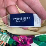 Swimsuits For All Green&Purple Tropical Halter Tie One Piece Swimsuit Sz.16 Green Photo 7