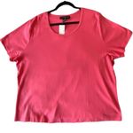 Lane Bryant Venezia Coral/Pink Top Size 22/24 Pink Photo 2