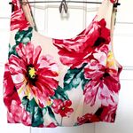 Guess Cropped Floral Top Photo 0