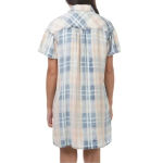 Billy T Plaid Tencel‎ Lyocell Shirtdress with Pockets Women’s size Small Pink Photo 1