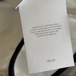 Helsa Stretch Cotton Sateen Bustier Mini Dress White Size Small NWT Photo 7