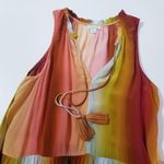 Sundance  Zivah Dress Tasseled Layered Ombre Suite of Sunset Tones Size Small Photo 1