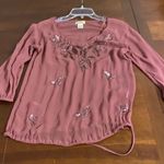 Lucky Brand ladies blouse is a size Small. Photo 0