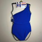 Loft  Swim Medium One Shoulder Royal Blue One Piece Swimsuit Photo 1