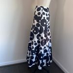 Venus Flare Skirt Womens Sz 4 Black and White Dot Print Maxi Skirt Photo 2
