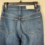 RE/DONE $265 NWT  90s HIGH RISE ANKLE CROP DEEP SAPHIRE JEANS SZ 25 Photo 3