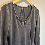 Z Supply NWT Charcoal Sweatshirt Dress - size Medium Photo 4