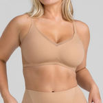 Honeylove CrossOver Wireless Bra in Sand Size‎ 1X Tan Size XL Photo 0