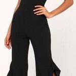 Lulus Ruffle Leg Jumpsuit Photo 0