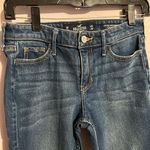 Hollister Low Rise Super Skinny Jeans Floral Embroidery Photo 3