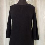 Design History  Pure Cashmere Black 3/4 Bell Sleeves Women’s Sweater Size Small Photo 2