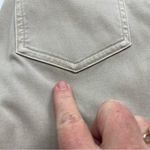 Spanx  Tan Khaki Wide Leg Womens Size Medium Button-Detail Pants Pull-On *FLAW Photo 8