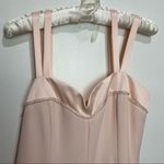 Vintage Pink Rhinestone Formal Long Dress Size 10 Photo 3