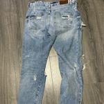 Bershka girlfriend ripped distressed light wash jeans size 4 Photo 5