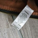 Fossil  Black Cow Hide Leather Crossbody Bag Adjustable Strap Vintage Purse Small Photo 3