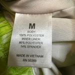 Juicy Couture  Y2K Sport Neon Green Zebra Print Mesh Shorts Women’s Medium Lined Photo 6