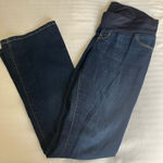 Old Navy Bootcut Low panel maternity jeans Womens 6 Dark Wash Spring Denim Photo 0