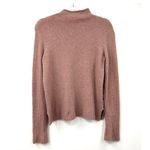 Madewell  Blush Pink Inland Alpaca Wool Mockneck Sweater Women's Size‎ Medium Photo 2
