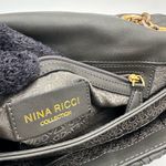 Nina Ricci Dark Gray Quilted Bag with Gold Chain Black Photo 7