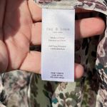 Rag and Bone  Susan Floral Printed Silk Sheer Top in Ivory Floral Size XXS Photo 8
