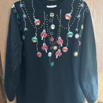 MCCC Sportswear Women's Black French Terry Holiday Graphic Sweatshirt XL Photo 0