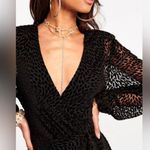 Ramy Brook Aman Mini Dress in Velvet Burnout Print Plum Berry Size XL NWT $395 Photo 2