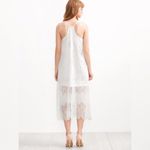 ✨HP✨White Lace Overlay Slit Side Cami Dress✨ White Size M Photo 1