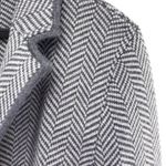 Talbots Merino Wool Herringbone Sweater Jacket Photo 8