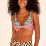 Farm Rio Leopard Patch Bra Top In Multi Photo 0