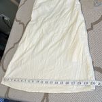 Isalis  Cotton square neck Cream Strappy back side pockets Mini Dress Photo 13