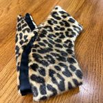 Vintage Leopard Print Faux Fur Collar Scarf Brown Tan 40s 50s Pinup Style Photo 7