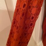 Dark Orange Lace Long Sleeve Size L Photo 3