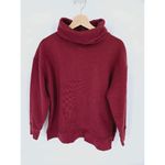 Athleta  24/7 Funnel Neck red Sweatshirt size small Photo 1