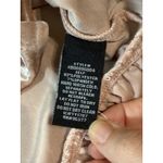 Anthropologie Sanctuary‎ Boho Women Pink Crushed Velvet Peplum Blouse Ruffle L Size L Photo 5