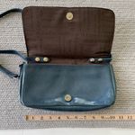 Etienne Aigner Vintage  Pompeii Blue Teal Patent Leather Mini Bag Clutch Purse Photo 8