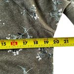 Lucky Brand Green Floral Pullover Sweater Women Size Small | 1-32 Photo 4