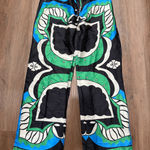 Micas  Patterned Lounge Pants Women's Medium Elastic Waist Drawstring Casual‎ Photo 0