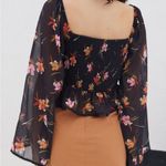Lost + Wander Women's  BEACHY OASIS TOP BLACK MULTI FLORAL Size S NWT Photo 2