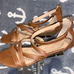dexflex comfort brown strappy zip summer sandals Photo 0