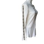 Dylan NWT,  Long Sleeve Thermal Tunic Tee with Beaded sleeve accent, Sz M Photo 7