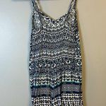 Hollister  Romper Blue Aqua & White Floral Sleeveless Romper Sz M EUC Summer Photo 4